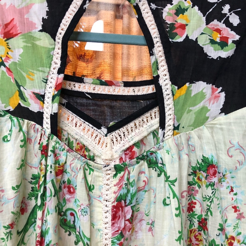 Floral Patchwork Blouse - image 3